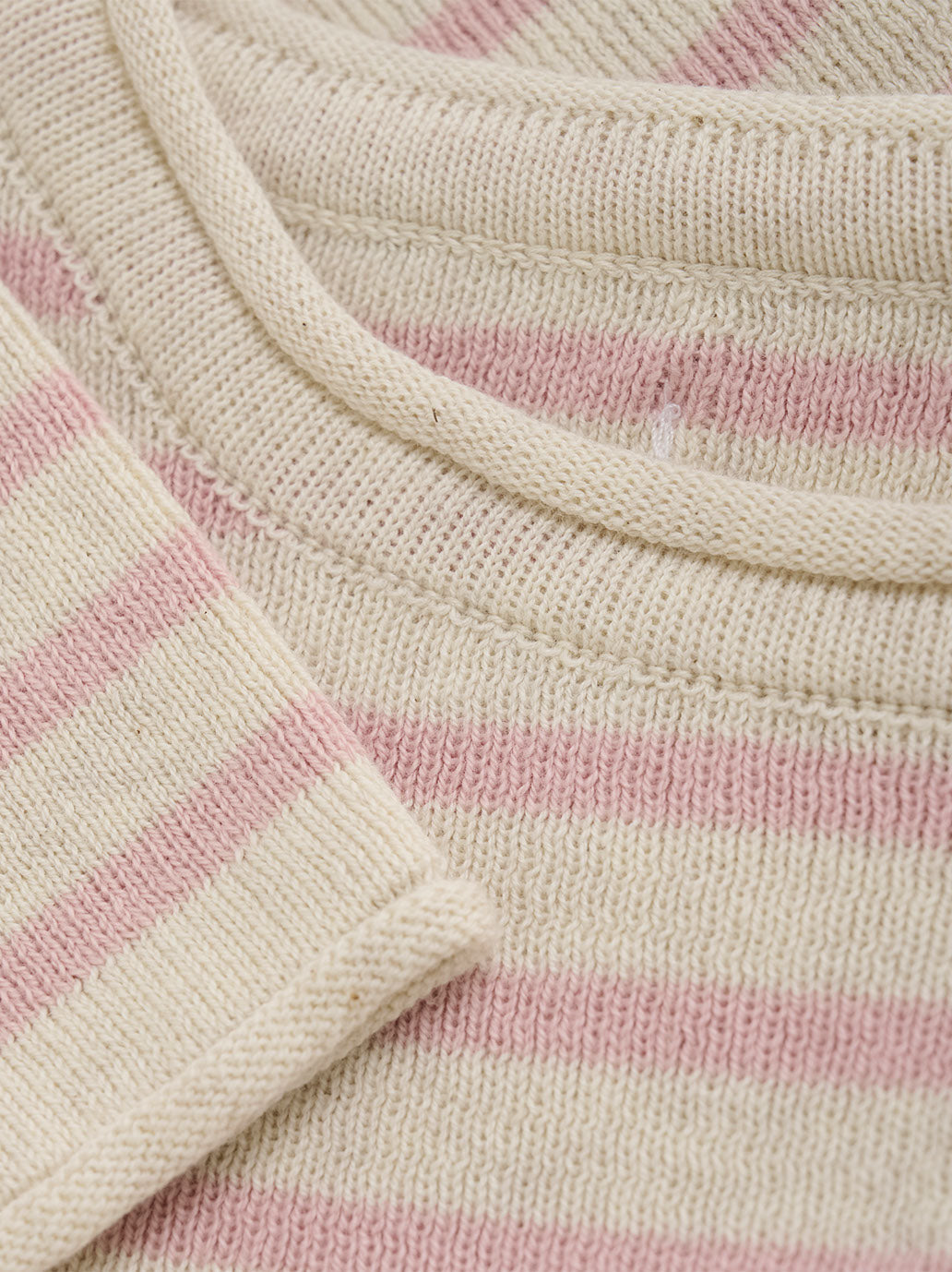 Stripe cotton sweater