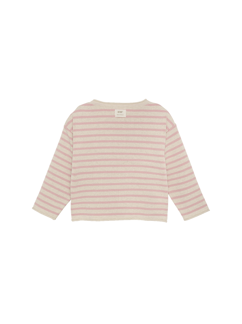 Stripe cotton sweater