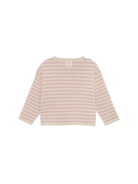 Stripe cotton sweater