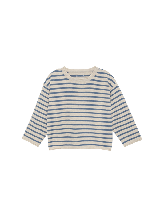 Stripe cotton sweater