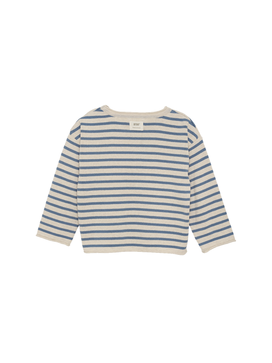 Stripe cotton sweater