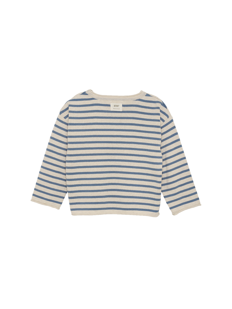 Stripe cotton sweater