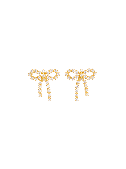 Pendientes con lazo Arco Crystal Studs