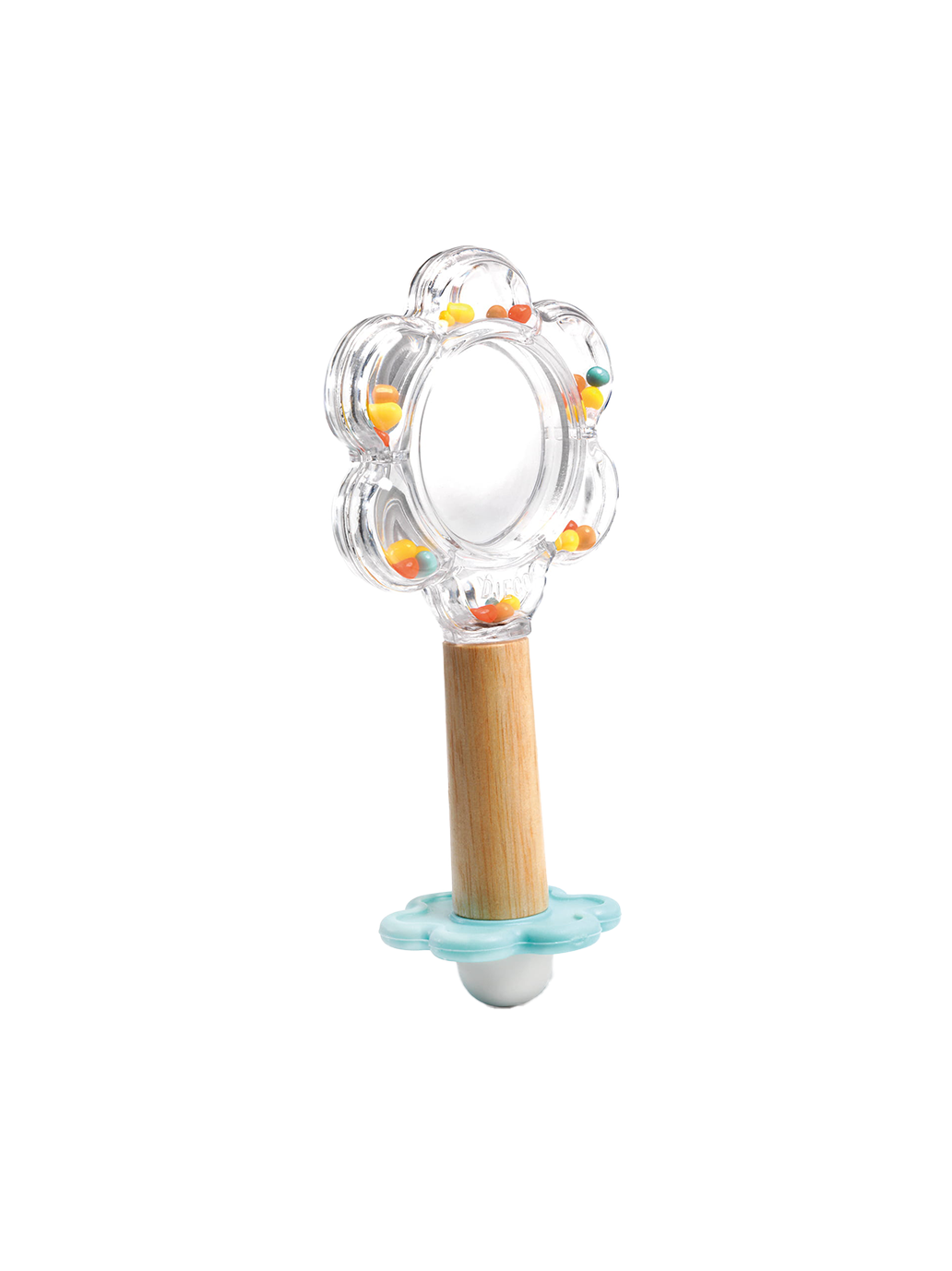 Baby Flower rattle with mirror