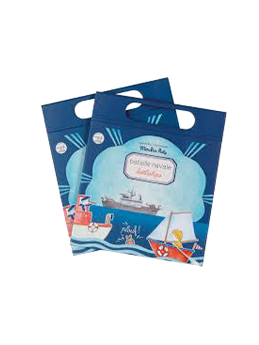 Magnetic ship travel game