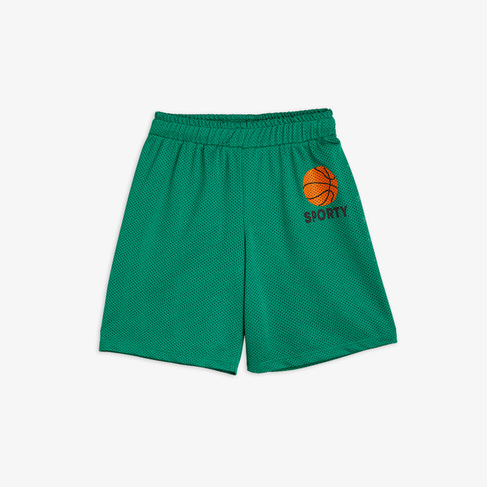 Mesh basketball shorts green
