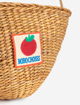 BC Tomato Patch raffia hand bag