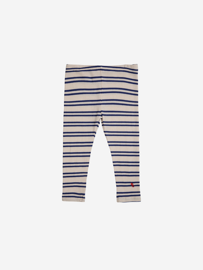 Blue Stripes baby leggings