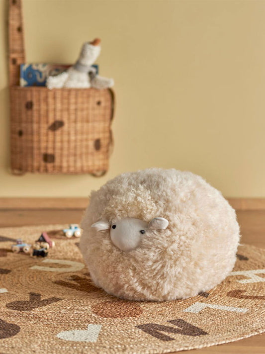 Woolen pouffe Rubert