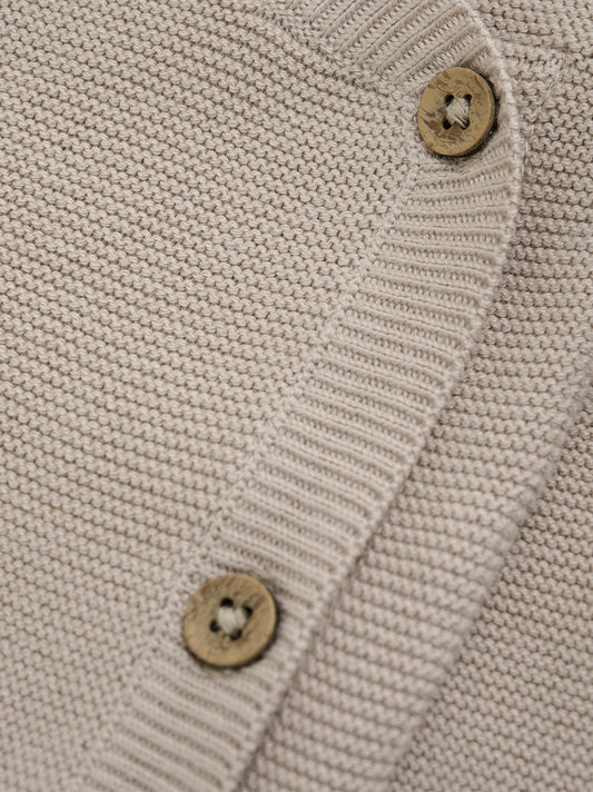 Cotton envelope cardigan