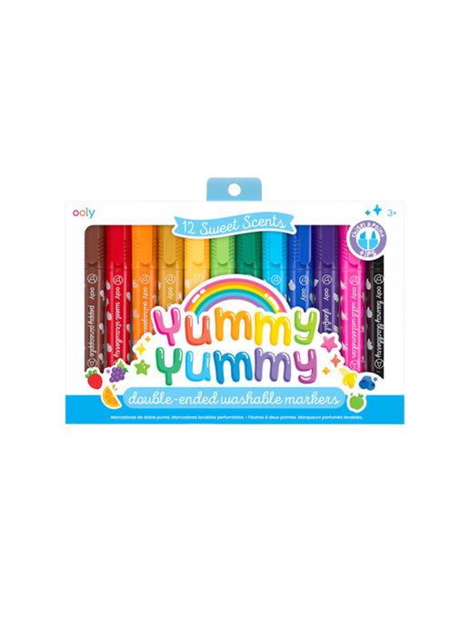 Yummy Yummy scented double-sided markers 12 colors