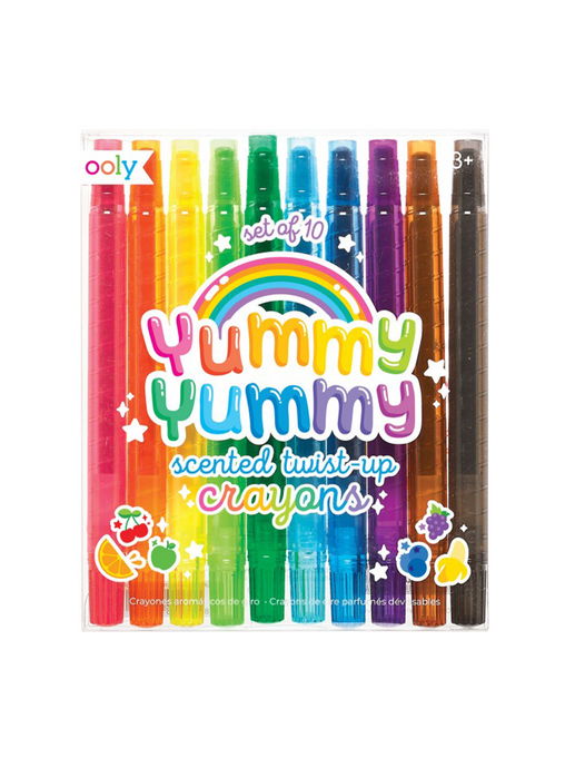 Yummy Yummy scented wax crayons 10 colors