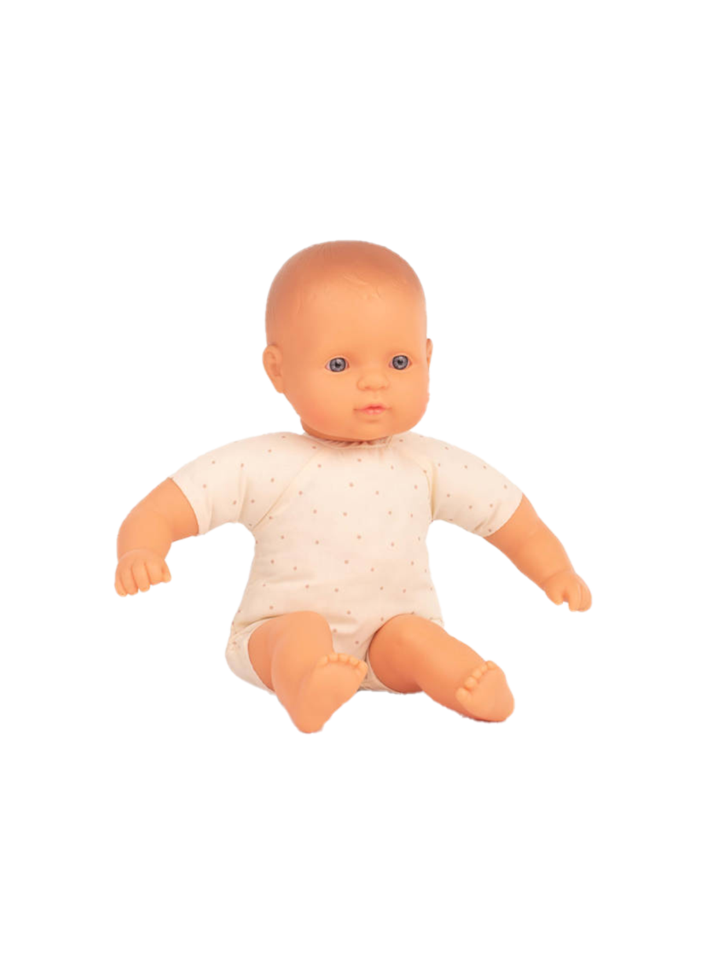 Una muñeca con barriga suave.