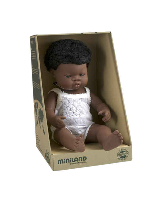 baby boy doll 38 cm afrykańczyk