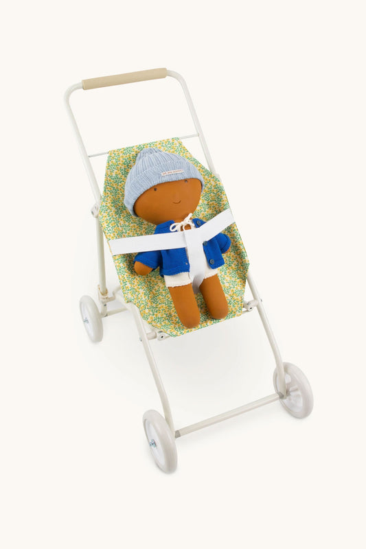 A stroller for a doll