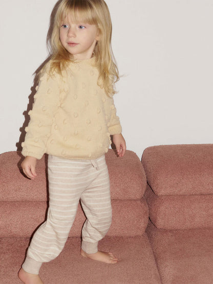 Joggers in lana merino per bambini