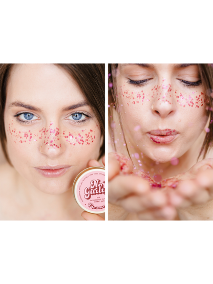 Bio glitter for face and body