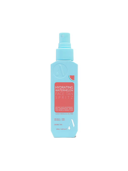 Spray viso abbronzante graduale con acqua di anguria