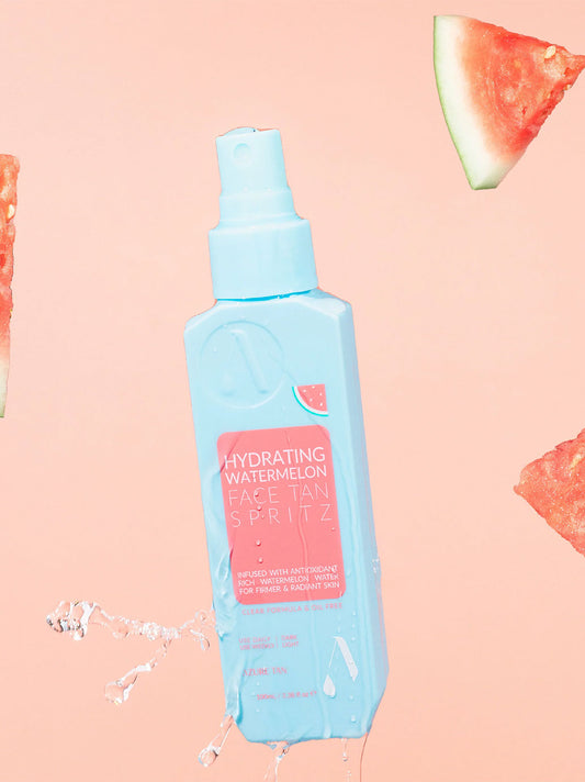 Gradually tanning face mist with watermelon water