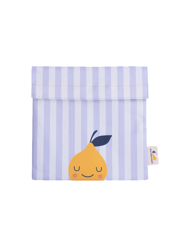 Pouch for sandwiches and snacks lemon