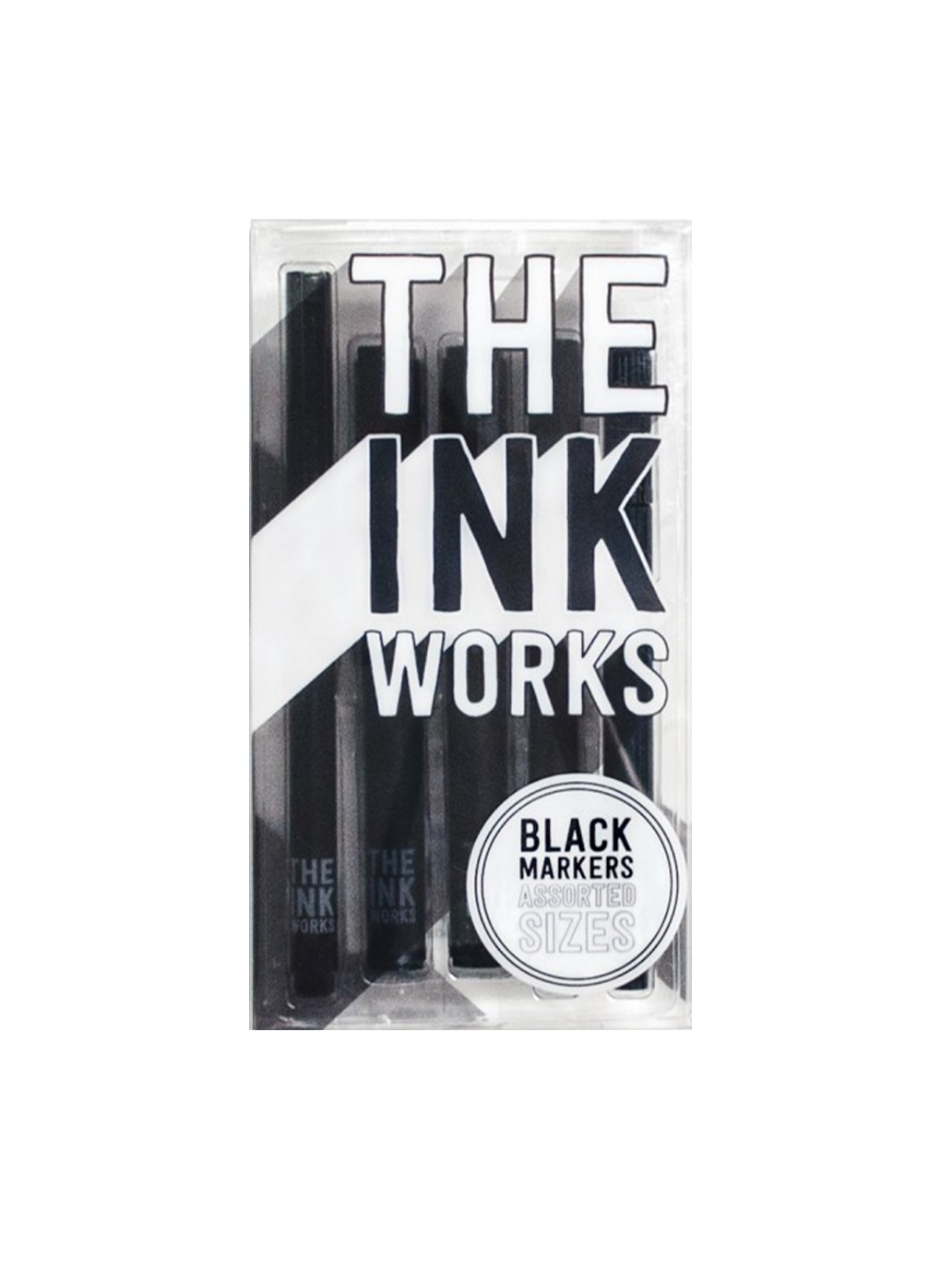 Black ink markers
