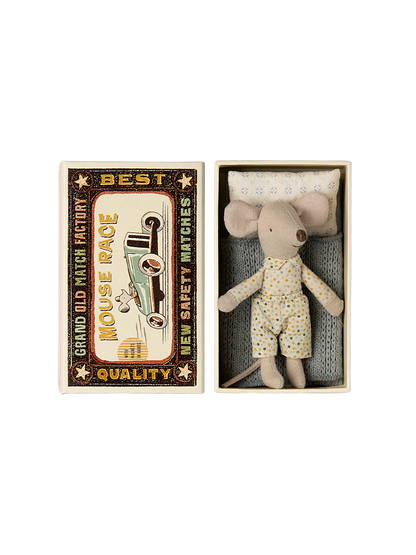 A little mouse in a matchbox