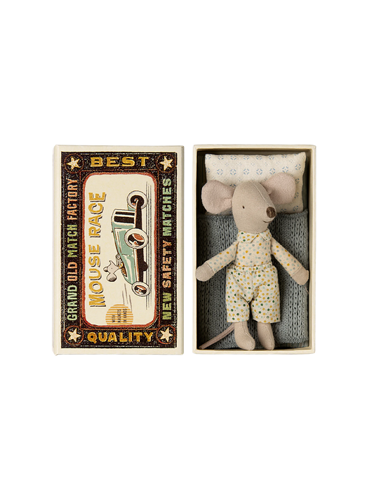 A little mouse in a matchbox