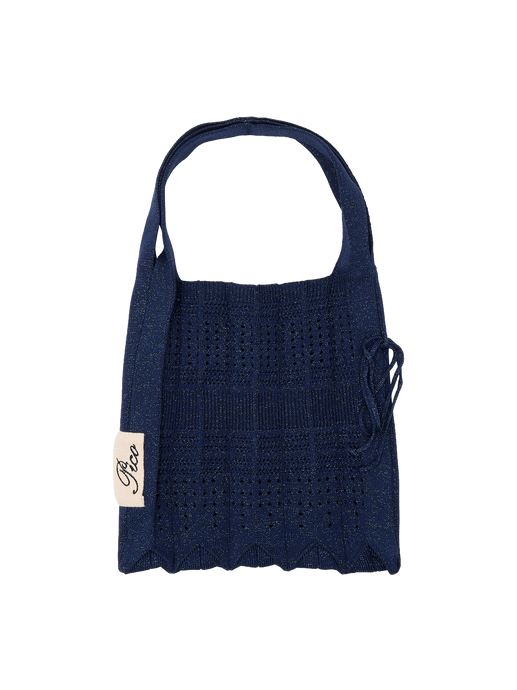 Rosalia Bag knitted bag midnight glitter