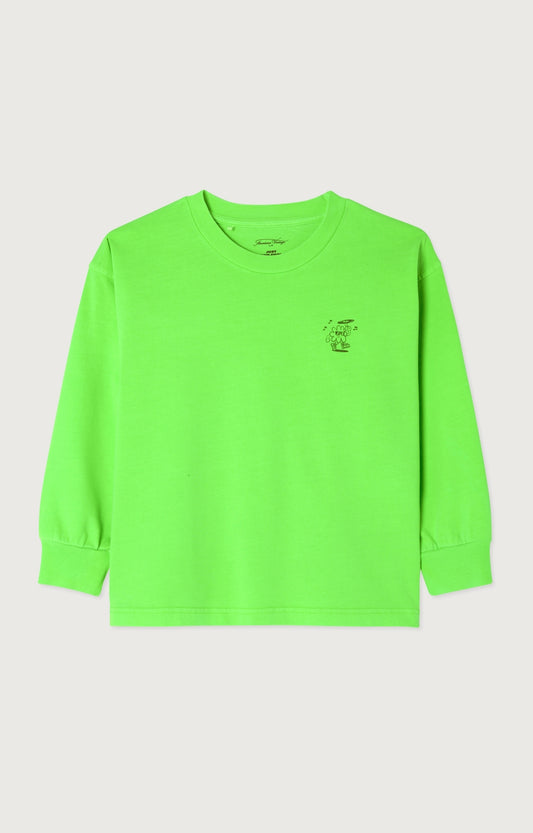 Thin sweatshirt with Fizvalley print