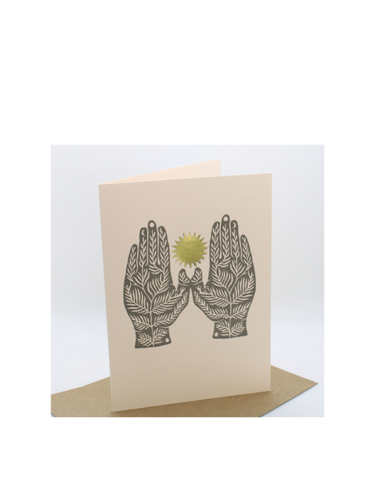 Decorative greetings card with envelope