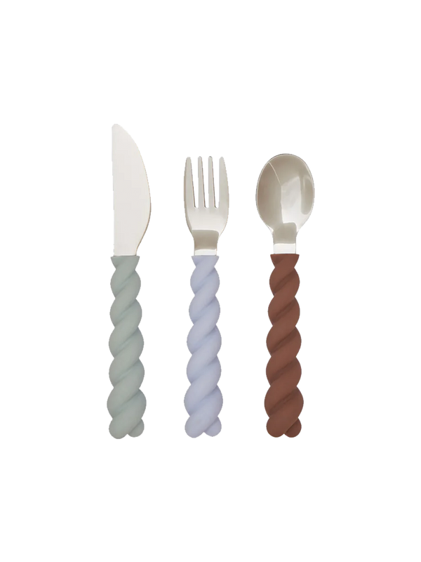 Mellow Cutlery cutlery set pale mint