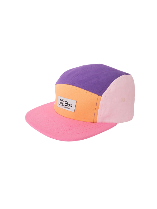 Color Block baseball cap pink/purple