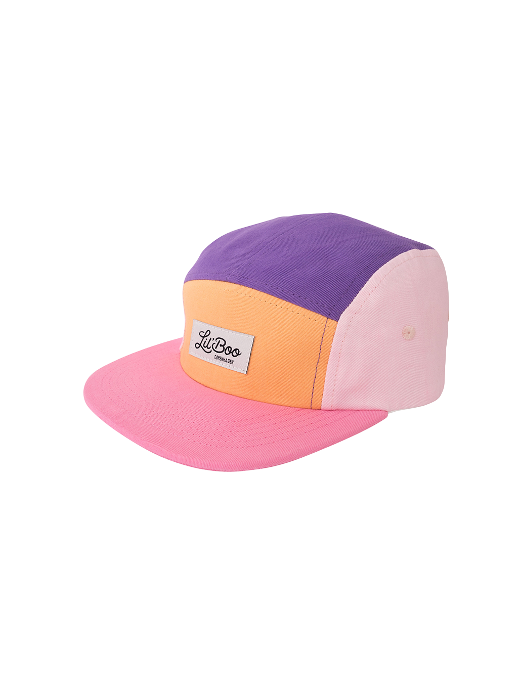 Gorra de béisbol con bloques de color