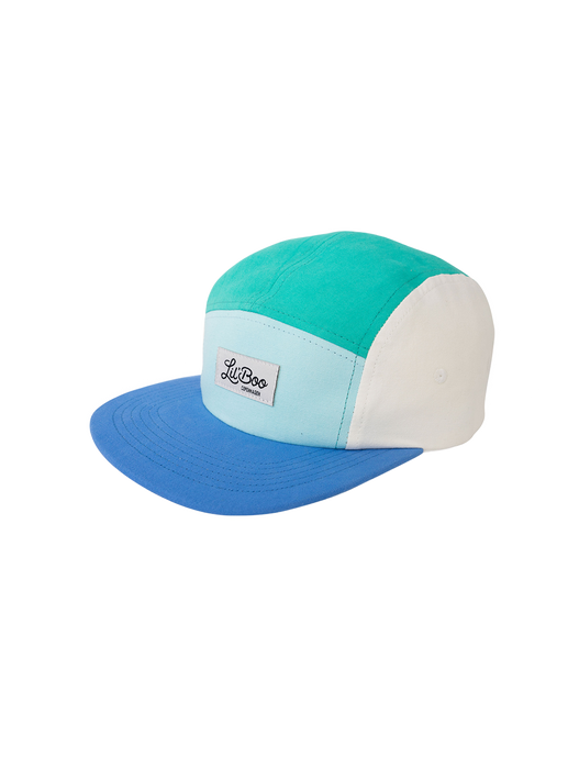 Color Block baseball cap green/blue/white
