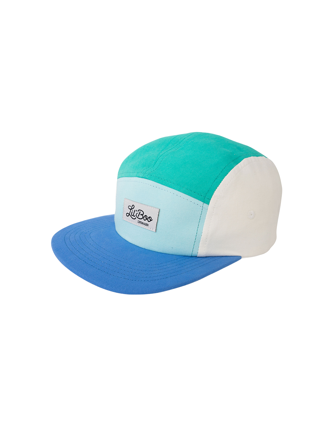 Gorra de béisbol con bloques de color