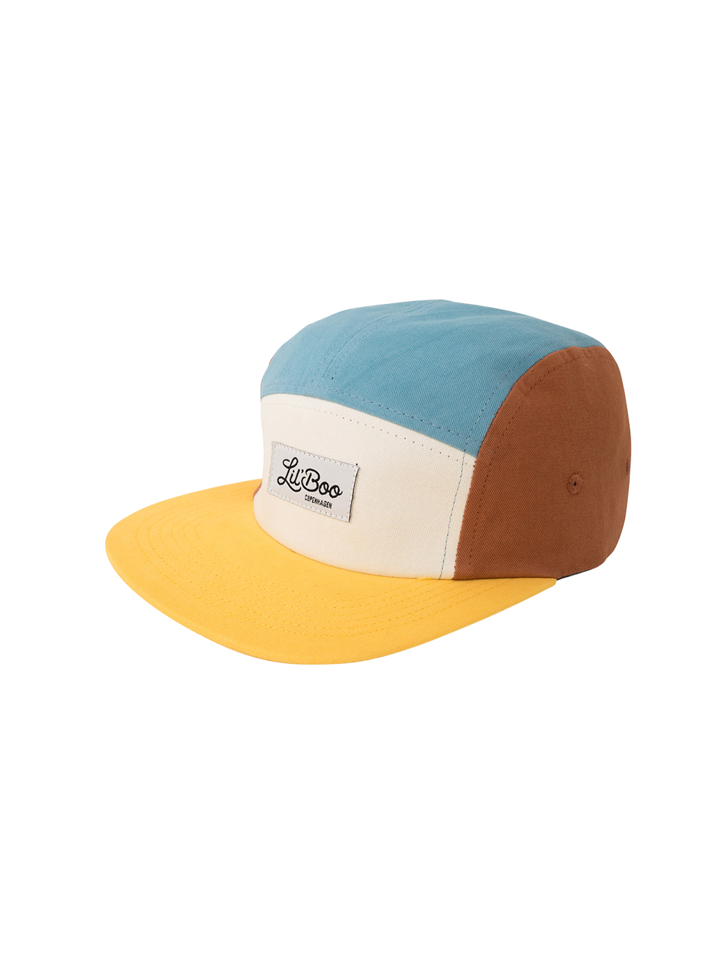 Gorra de béisbol con bloques de color