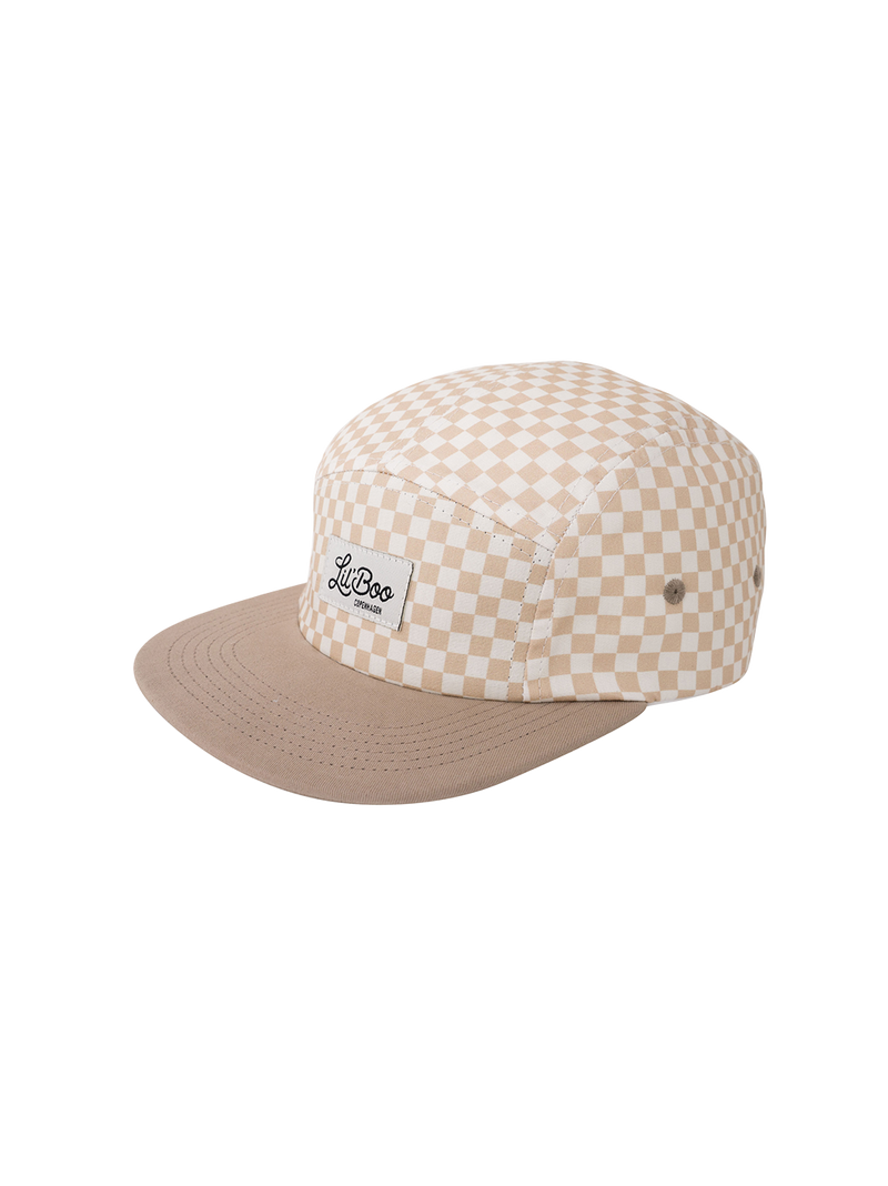 gorra de béisbol de ajedrez