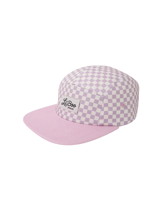 gorra de béisbol de ajedrez