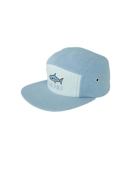 Shark baseball cap cloudy blue