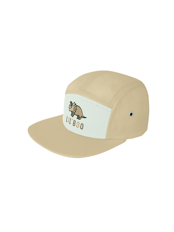 Triceratop baseball cap brown
