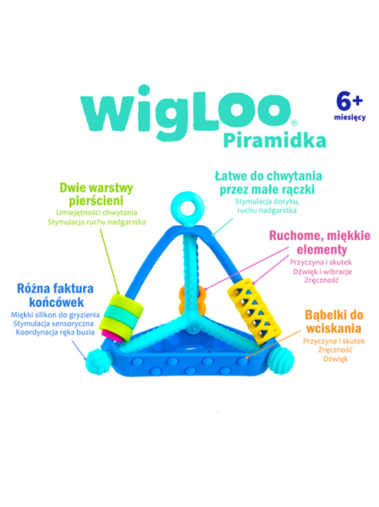 Giocattolo piramidale sensoriale Wigloo