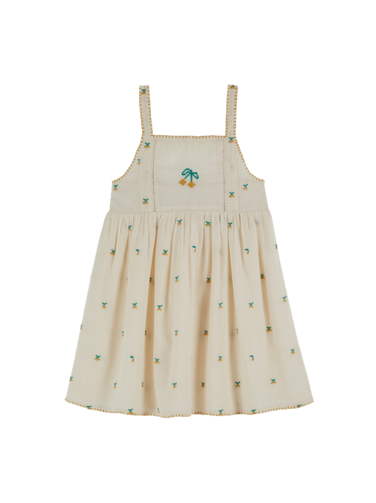 Dress with embroidered details