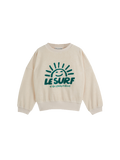 Terry cloth sweatshirt with a print