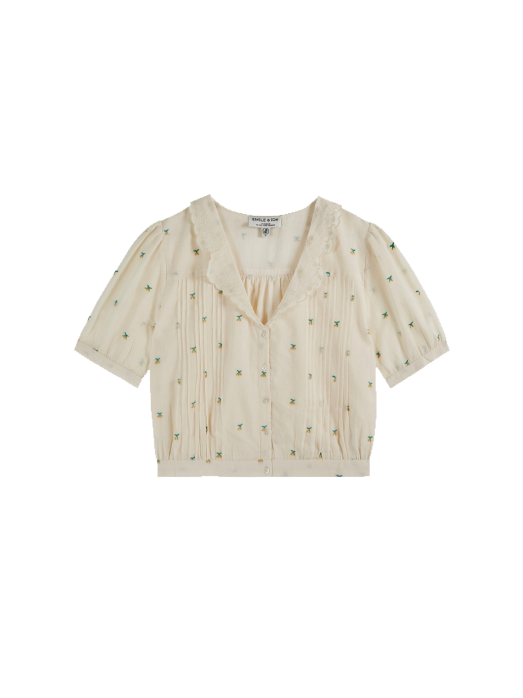 Women's blouse with embroidered details