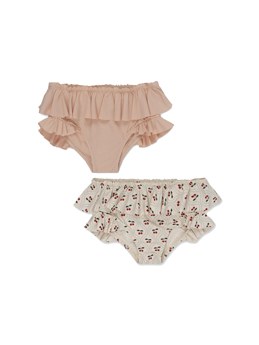 Manunca ruffled swimming trunks set