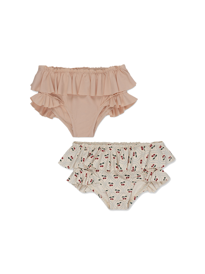 Manunca ruffled swimming trunks set