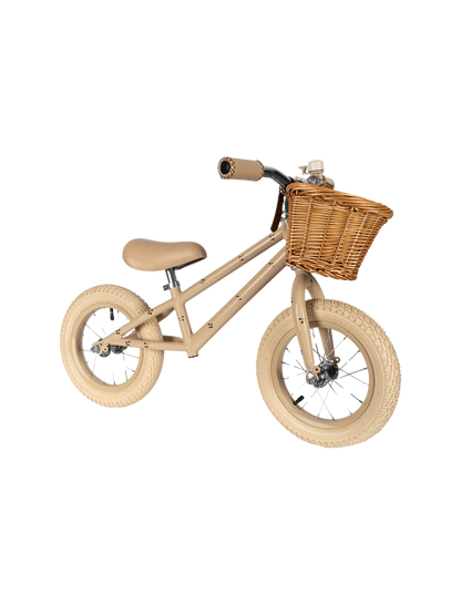 Balance bicycle with basket