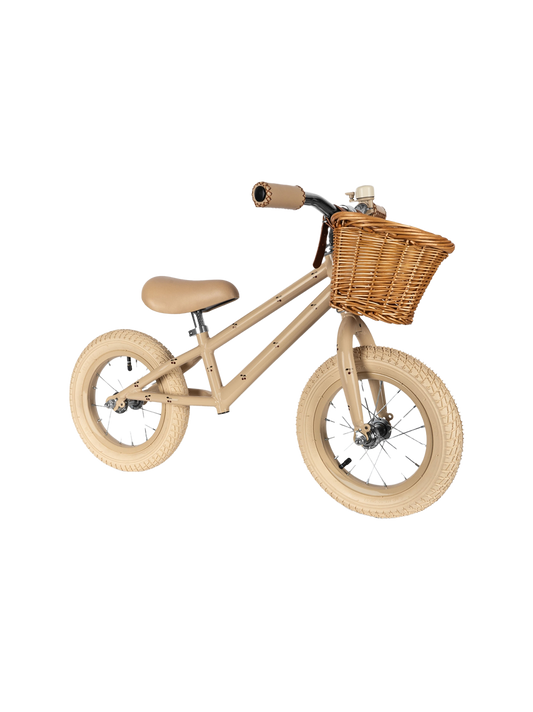 Balance bicycle with basket