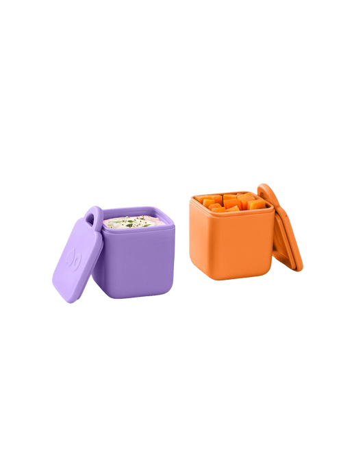 Omiedip leakproof containers purple orange