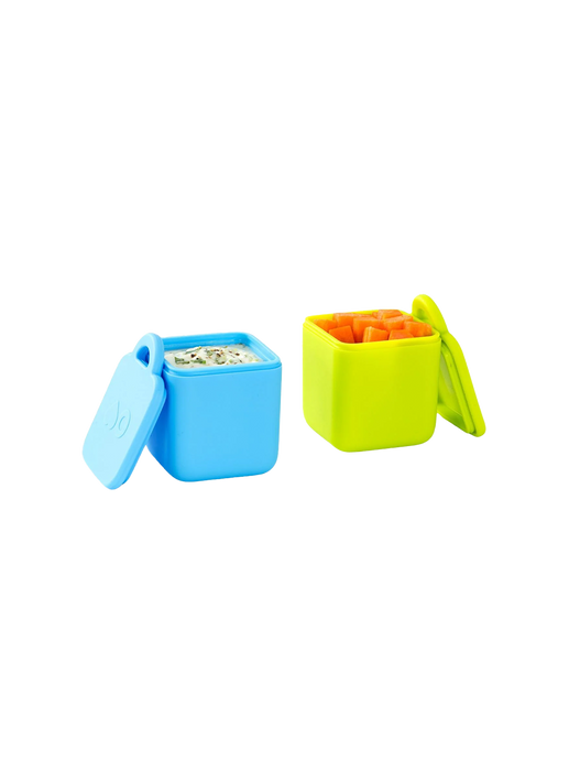 Omiedip leakproof containers blue lime
